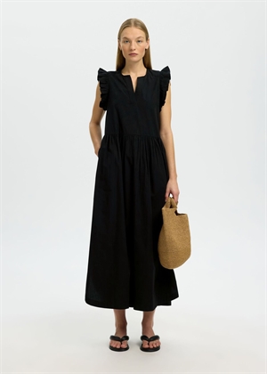Blair-Ida long kjole Sort Selected Femme 